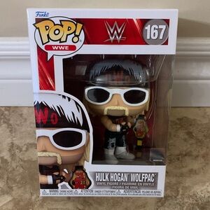 Funko Pop NEW WWE Hulk Hogan Wolfpac holding belt Wrestling 167